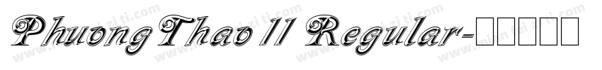 PhuongThao 11 Regular字体转换